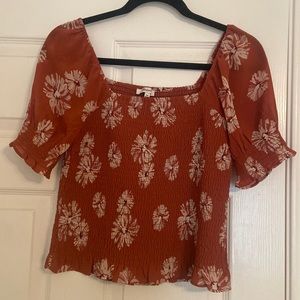 Madewell Flower Top